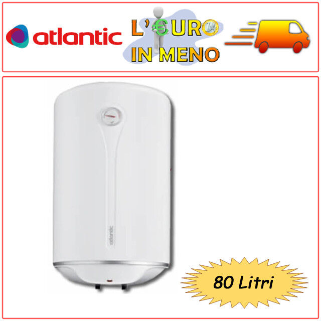 SCALDABAGNO ELETTRICO VERTICALE ATLANTIC EGO 80 LITRI SCALDA BAGNI BOILER