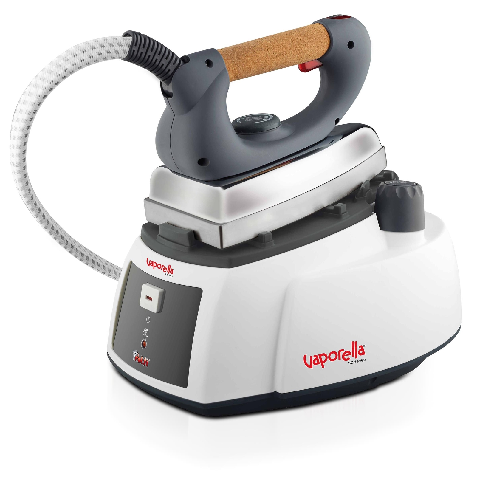 Ferro Da Stiro Vaporella 505 Pro Polti  0,9 Litri 1750W Bianco Nero PLEU0186