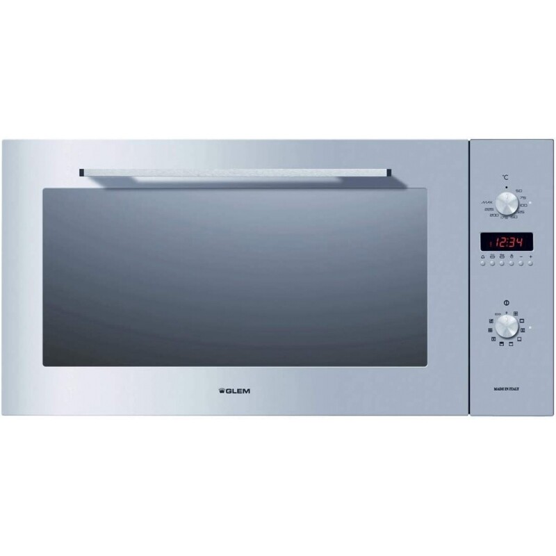 GLEM GAS GFE993IX FORNO ELETTRICO DA INCASSO 90CM VENTILATO 89LT 11 FUNZ. INOX