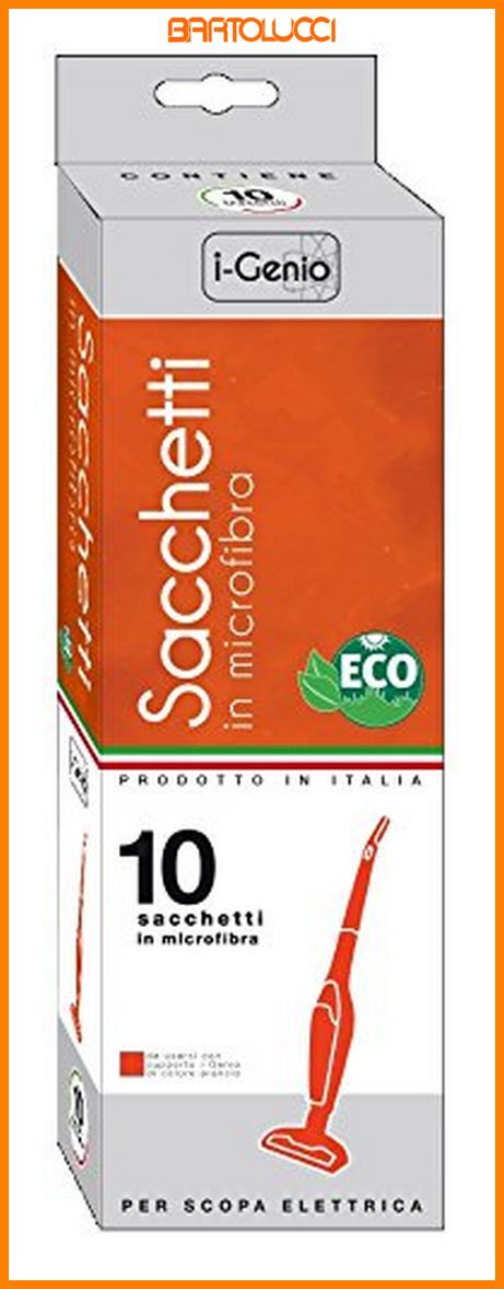 I-GENIO 992 SACCHETTO UNIV. MICROFIBRA X SCOPA ELETTR. 8PZ