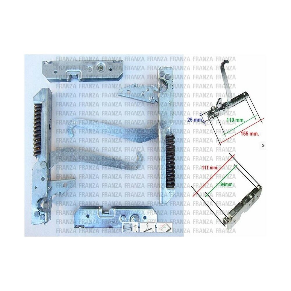 KIT CERNIERE PORTA FORNO CUCINA NARDI  DE LONGHI STAR