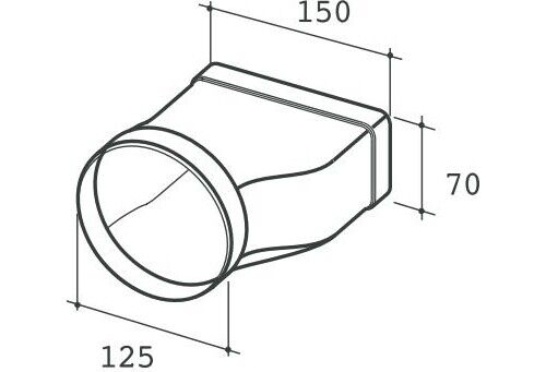 Elica Raccordo Cappa Elica 1052G
