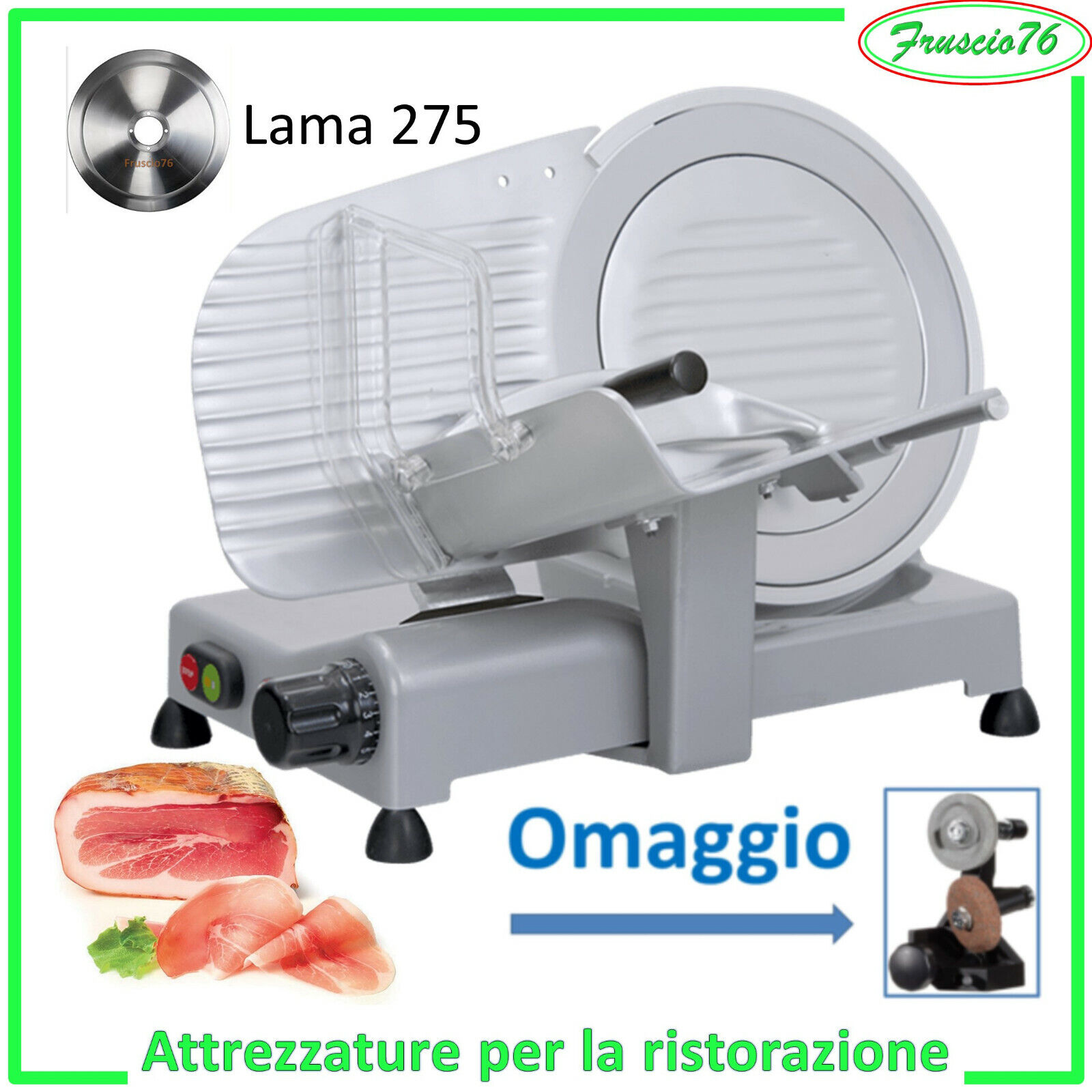 Affettatrice Elettrica 275 LAMA 27,5 RGV SEMI-professionale NO usata NUOVA CASA