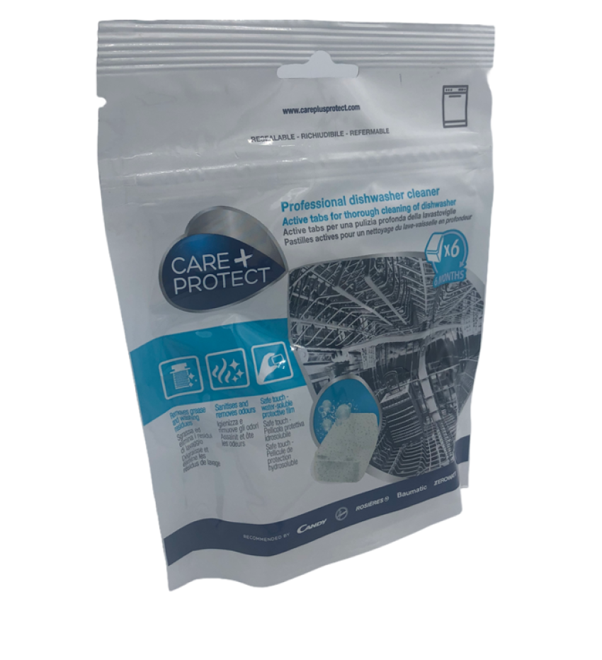 trattamento Sgrassante per lavastoviglie. 6 Tabs Hoover Candy. per tutte marche