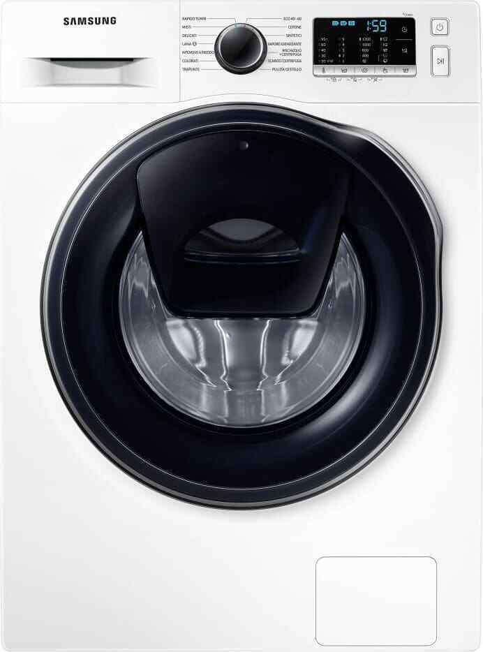 Samsung Lavatrice Slim 8Kg Carica frontale Classe C 45cm Inverter WW8NK52E0VW/ET
