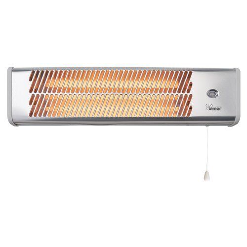 BIMAR HR312 Stufa infrarossi RADIANT HEATER Halogen Silver e White 1500W