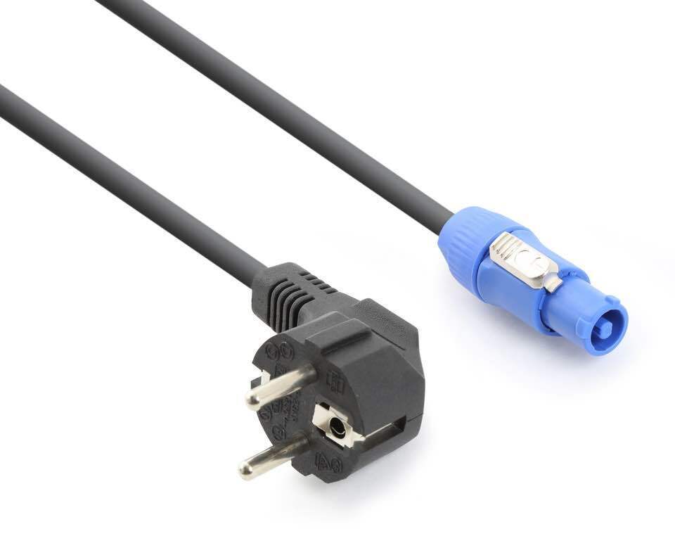 POWER DYNAMICS CONNEX CX12-1 PWCA - SCHUKO CABLE 1,5M CAVI - BOBINE - CIABATTE A
