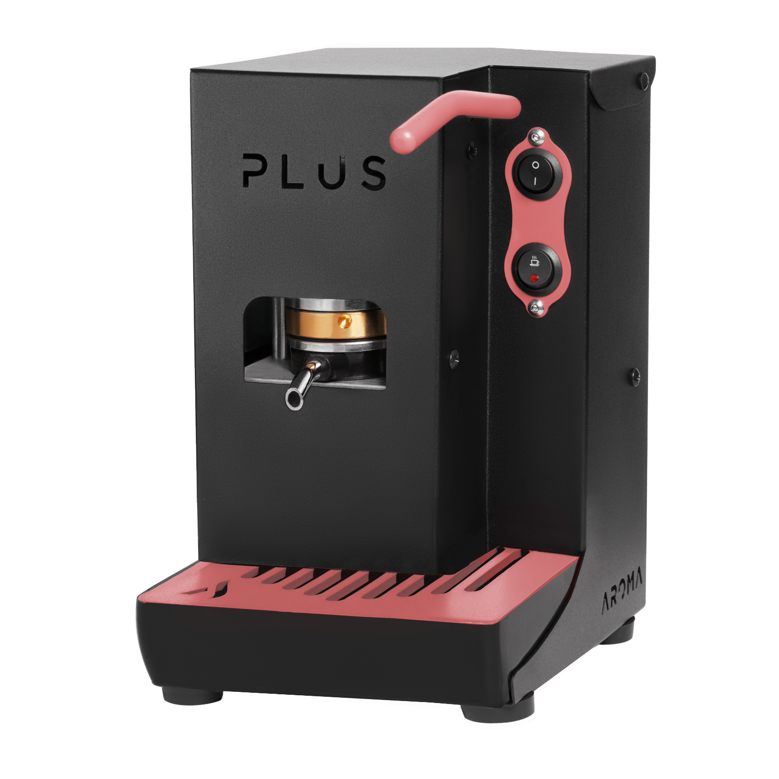 MACCHINA CAFFÈ A CIALDE IN CARTA AROMA PLUS NERA E ROSA ESE 44 - 50 CIALDE OMAGG