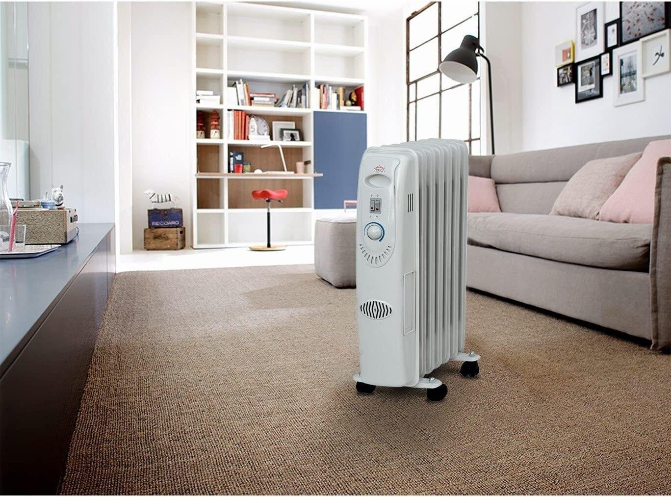 DCG Radiatore Termosifone elettrico Olio Riscaldamento RA2807