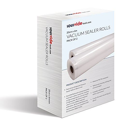 SousVideTools [SVT-07001] Confezione da 2 Rotoli da 20 cm X 6 M per (I1P)