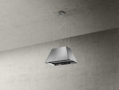 ELICA IKONA LIGHT IX/F/60 CAPPA ISOLA FILTRANTE ILLUMINAZIONE LED ACCIAO INOX