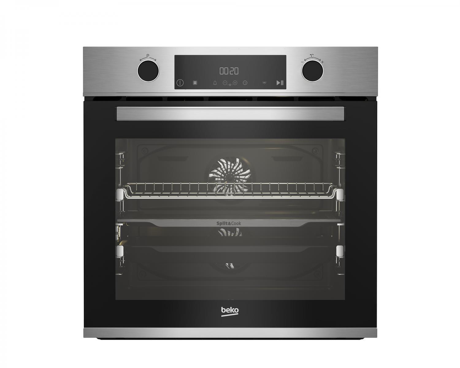 Beko BBVM12400XPS Forno Elettrico Ventilato da Incasso per Pizza 72 Lt Classe A+