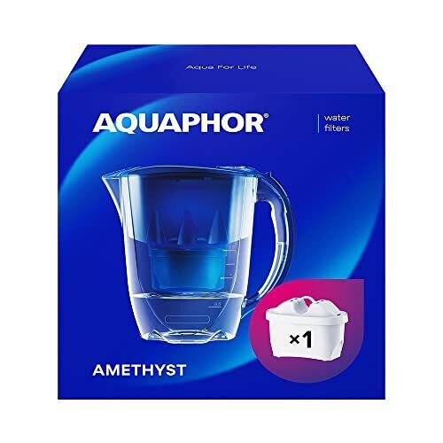 AQUAPHOR Amethyst MAXFOR+ Filtro dell'Acqua, Blu Cobalto, 25.5 (z0l)