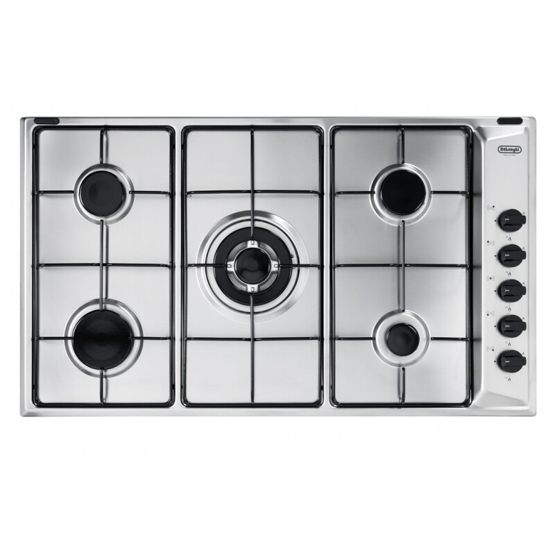 DE LONGHI YAL 59 DD PIANO COTTURA DA INCASSO 90CM 5 FUOCHI A GAS - PROMO