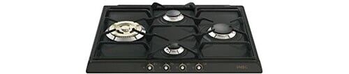 Piano cottura da incasso a gas 4 Fuochi colore Antracite - SR764AO Smeg