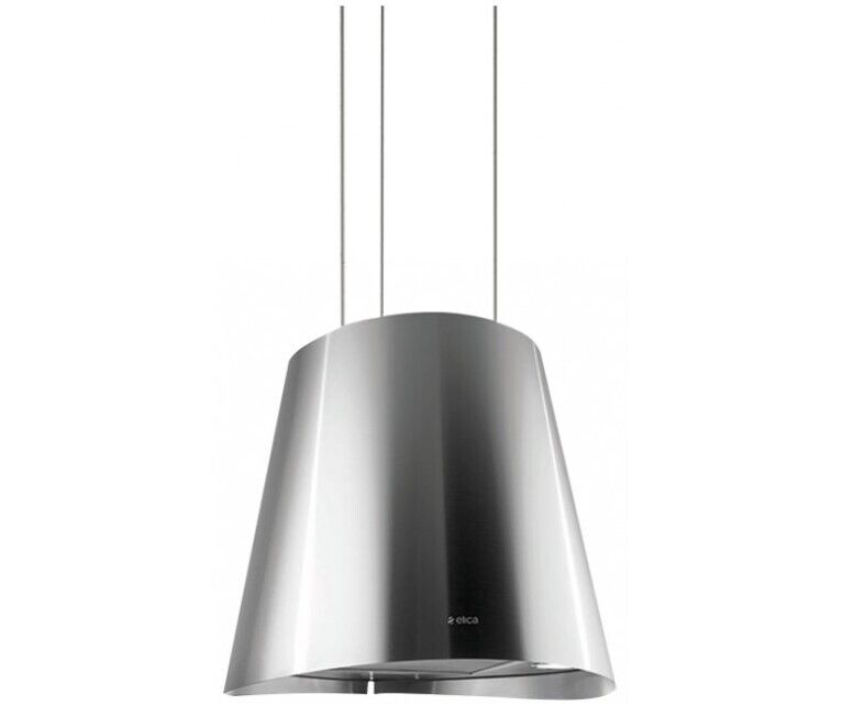 ELICA JUNO URBAN ZINC/F/50 CAPPA A ISOLA FILTRANTE 50 CM 620 m/h CLASSE A