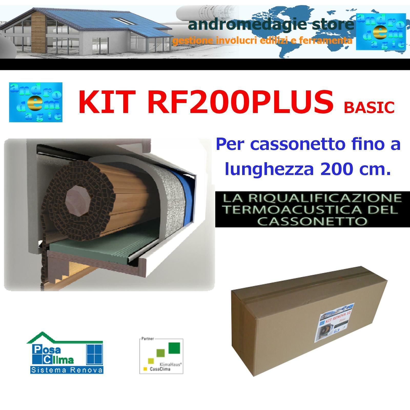 RF200PLUS BASIC KIT RENOVA SYSTEM per coibentazione di cassonetti fino L=200CM