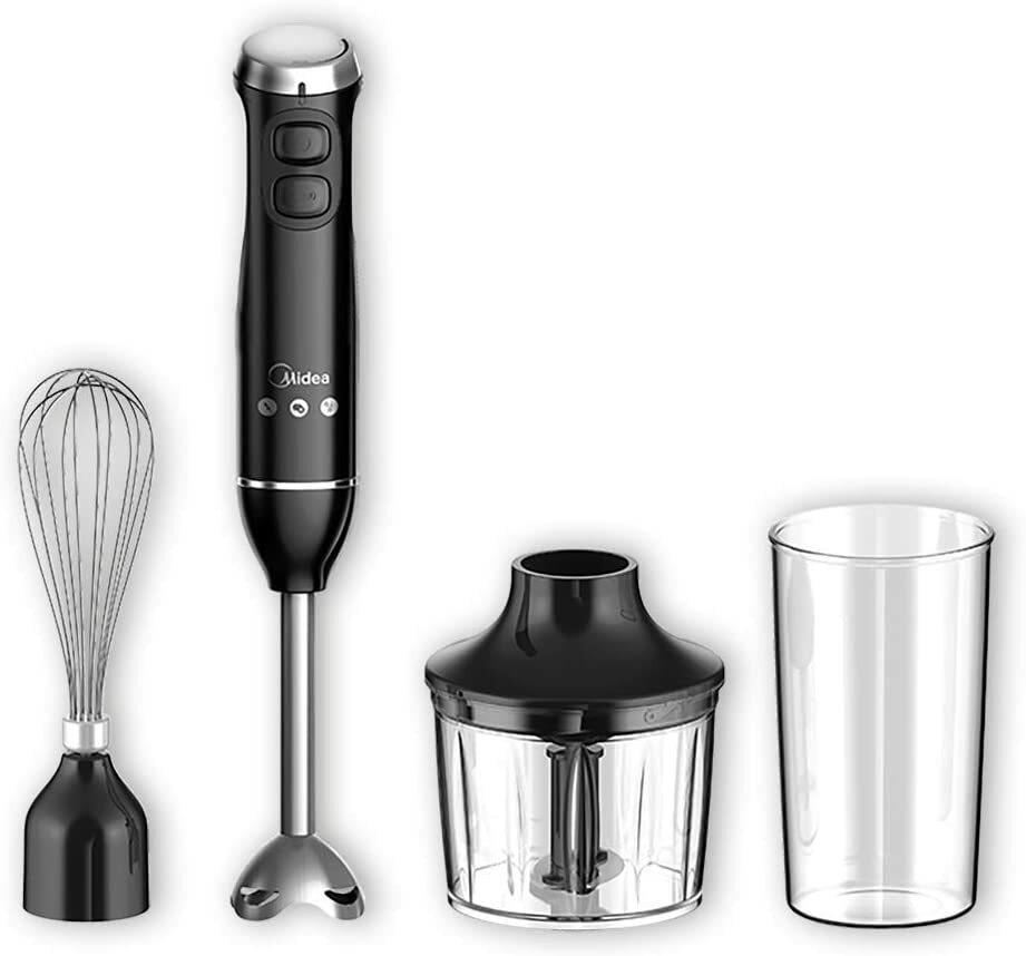 MIDEA HAND BLENDER FRULLATORE AD IMMERSIONE MJ-BH6001W FUNZIONE TURBO SERIE 6000