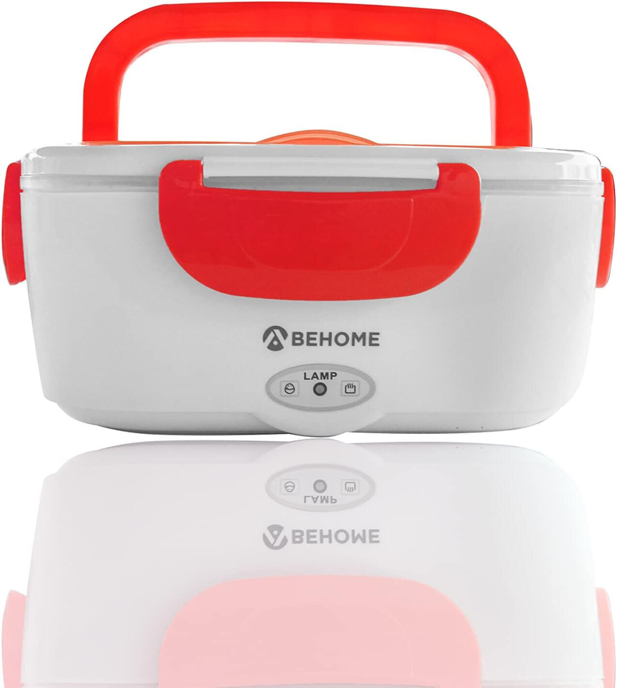 Scaldavivande Elettrico Portatile 2 Contenitori Posate Removibili lunch BEHOME