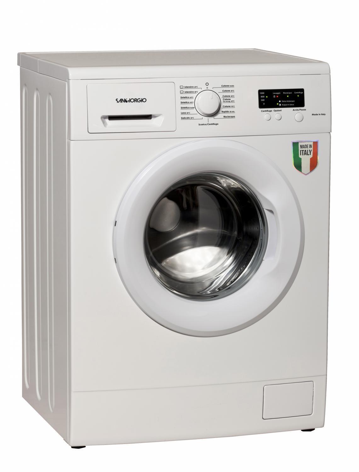 SAN GIORGIO Lavatrice 6 Kg Carica frontale Classe C 1000 giri 51 cm - SG610