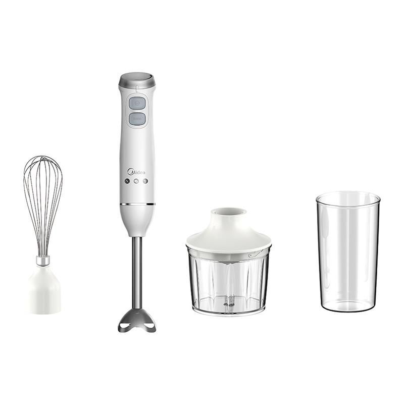 Midea MJ-BH6001W Frullatore Ad Immersione Nero Acciao Frullatore Mixer Ad Immers