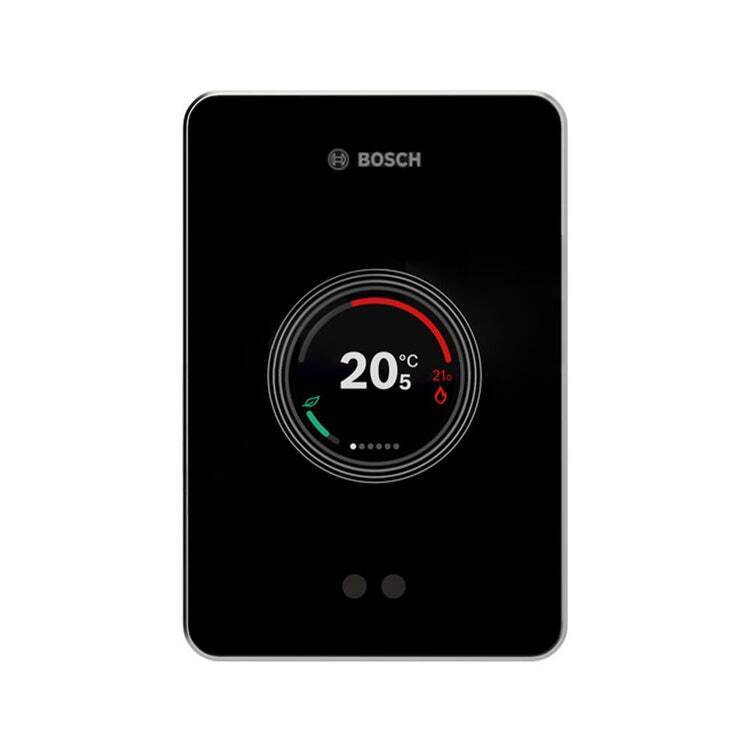 Bosch Cronotermostato SMART EasyControl CT 200 in Vetro colore Nero 7736701392