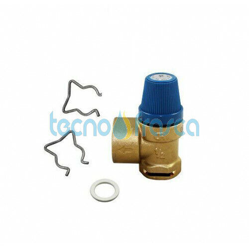VAILLANT VALVOLA DI SICUREZZA INNESTO 10 BAR 1/2" 190745 ORIGINALE