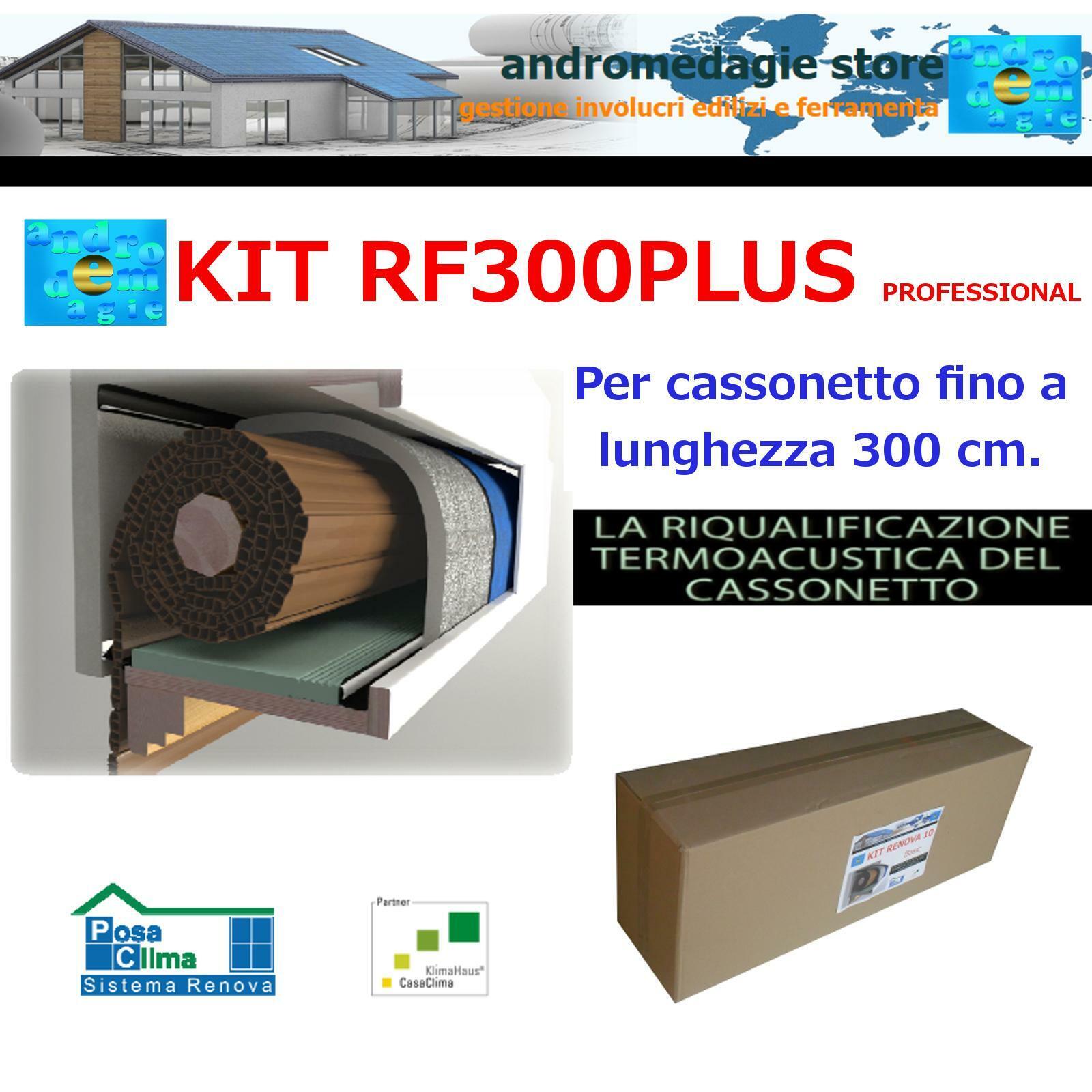 RF300PLUS PROFESSIONAL KIT RENOVA SYSTEM per cassonetti tapparelle fino L=300CM