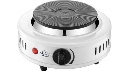 DCG Eltronic Fornello Elettrico Campeggio 1 piastra 500W EKP 2418