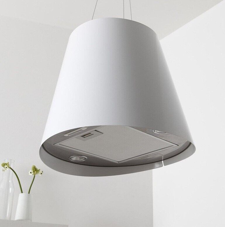 ELICA JUNO WH/F/50 CAPPA PARETE/ISOLA FILTRANTE 50 CM BIANCA CLASSE A