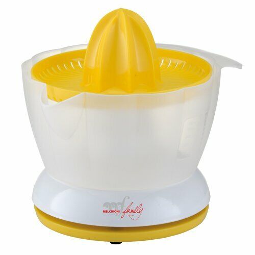 Melchioni Family 118430016 Citrus Spremiagrumi Elettrico, 25 W, Bianco/Giallo