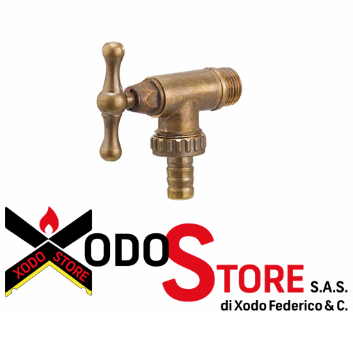 Rubinetto laterale in ottone BEL-FER RUB/010 - invia mail per sconto