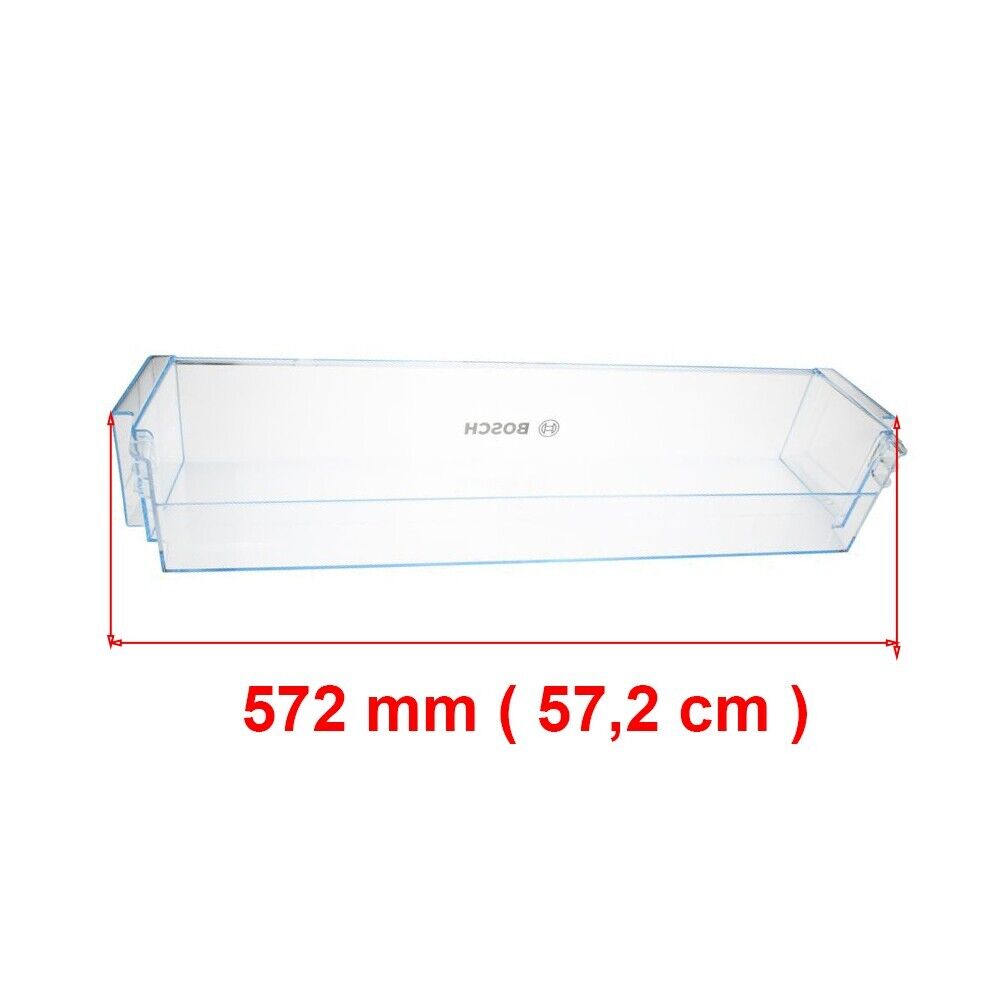 Balconcino Porta Bottiglie Ripiano Frigorifero 572 x 126 x 100 mm Bosch Siemens