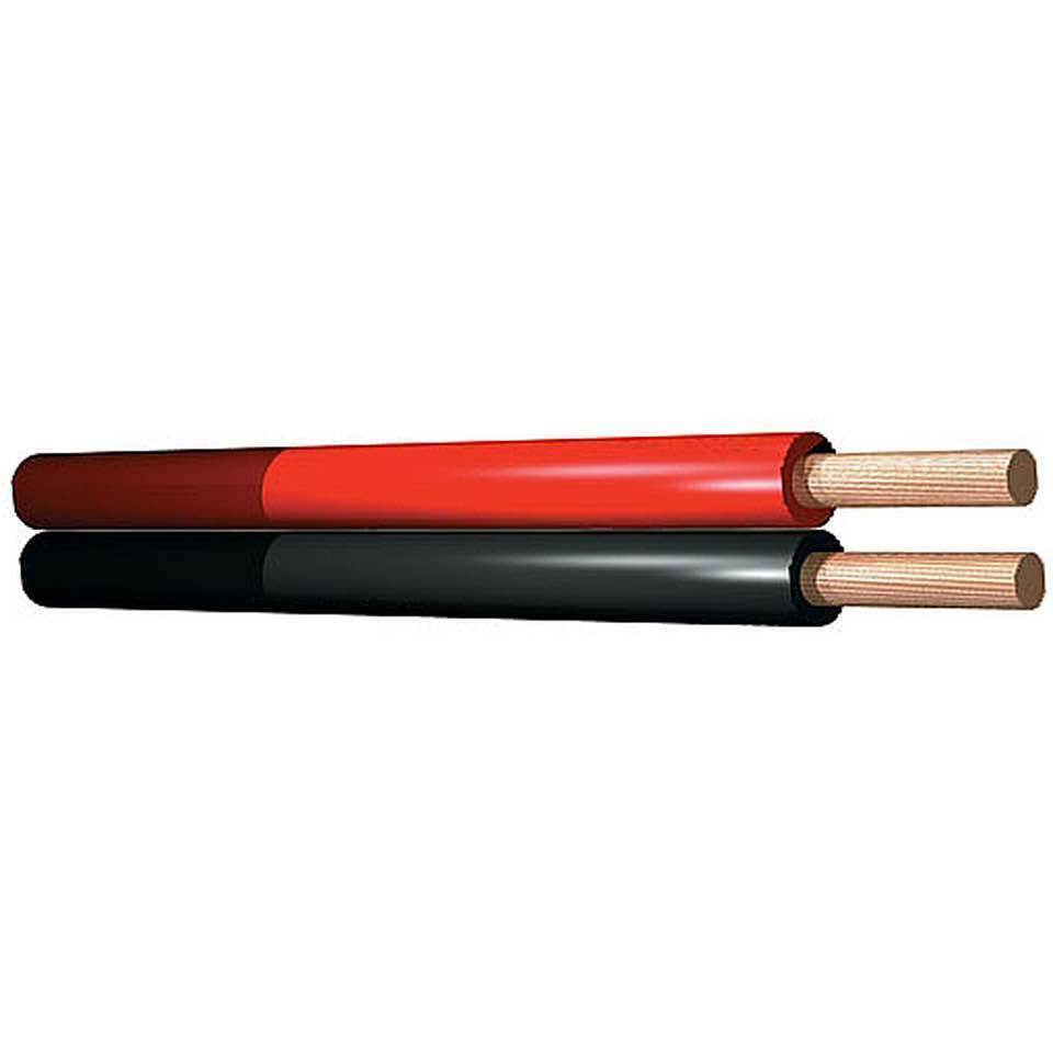 POWER DYNAMICS CONNEX RX20 RED&BLACK CABLE 2X0.75 100M CAVI - BOBINE - CIABATTE