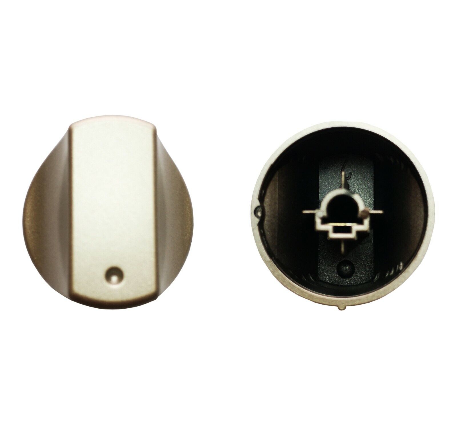 MANOPOLA INOX FORNELLI ORIGINALE ARISTON INDESIT HOTPOINT C00298879 Ø 38 mm