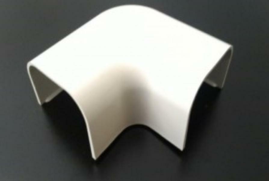 MCAIR ANGOLO PIATTO PER CANALA 8X6CM MAAP080