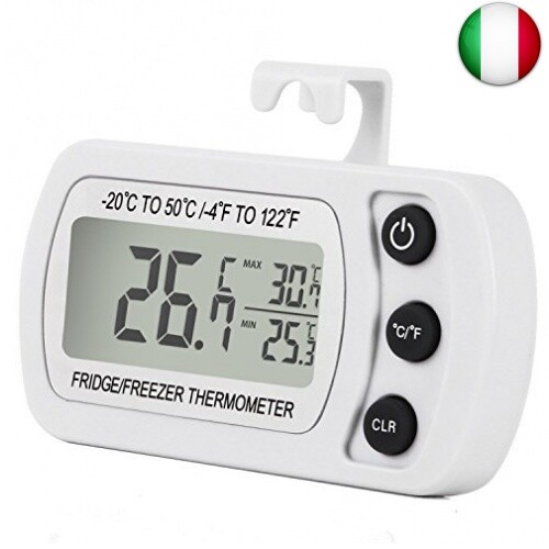Unigear Termometro Digitale per Frigorifero LCD Display Termometri Impermeabile