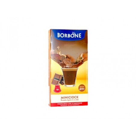 Caffe Borbone Miniciock Confezione 10 Capsule Caffe Compatibili Nespresso