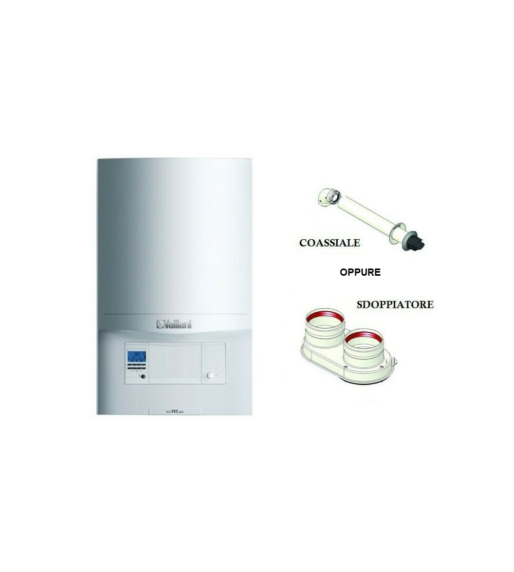 CALDAIA A CONDENSAZIONE(ERP) VAILLANT ECOTEC PRO VMW 236/5-3 A METANO + Kit fumi
