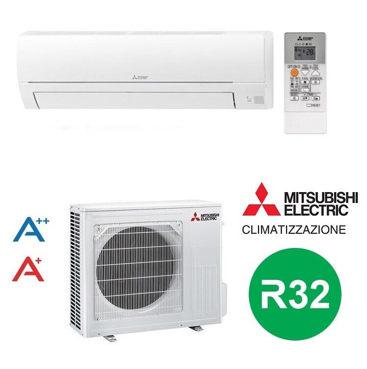 CLIMATIZZATORE CONDIZIONATORE MITSUBISHI MSZ-HR R-32 MONOSPLIT 12000 BTU A++/A+