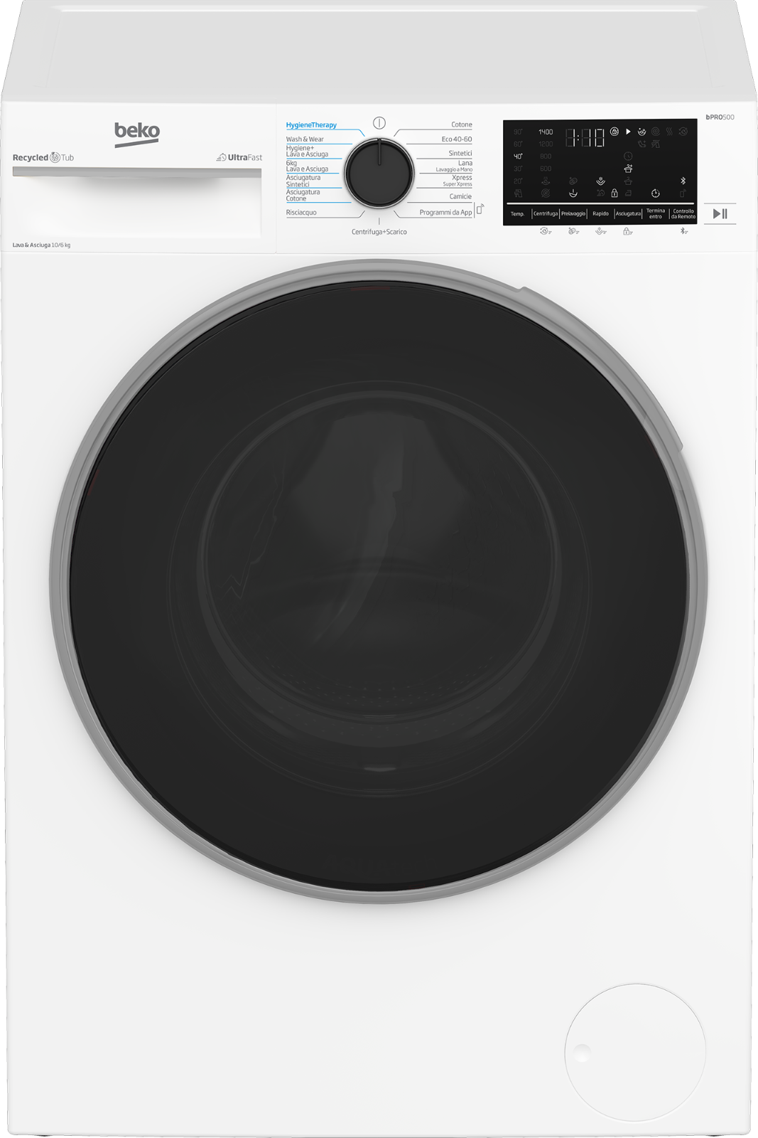 Lavasciuga Oblo BEKO BDT510644S 10+6 Kg 1400 Giri Classe D-C Bianco