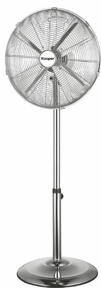 Kooper Ventilatore Piantana Cromato 140X40 50 W Bas.Tonda 2194480