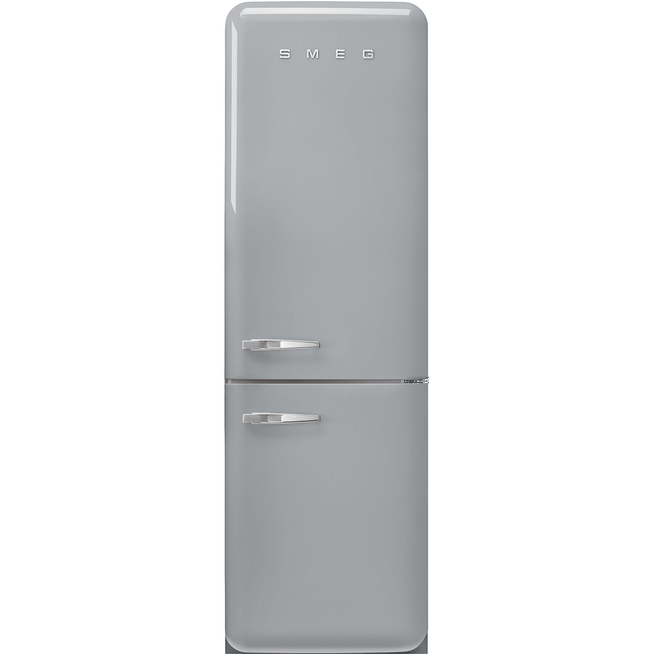 SMEG FAB32RSV5 FRIGORIFERO COMBINATO CLASSE D SILVER 50'S STYLE