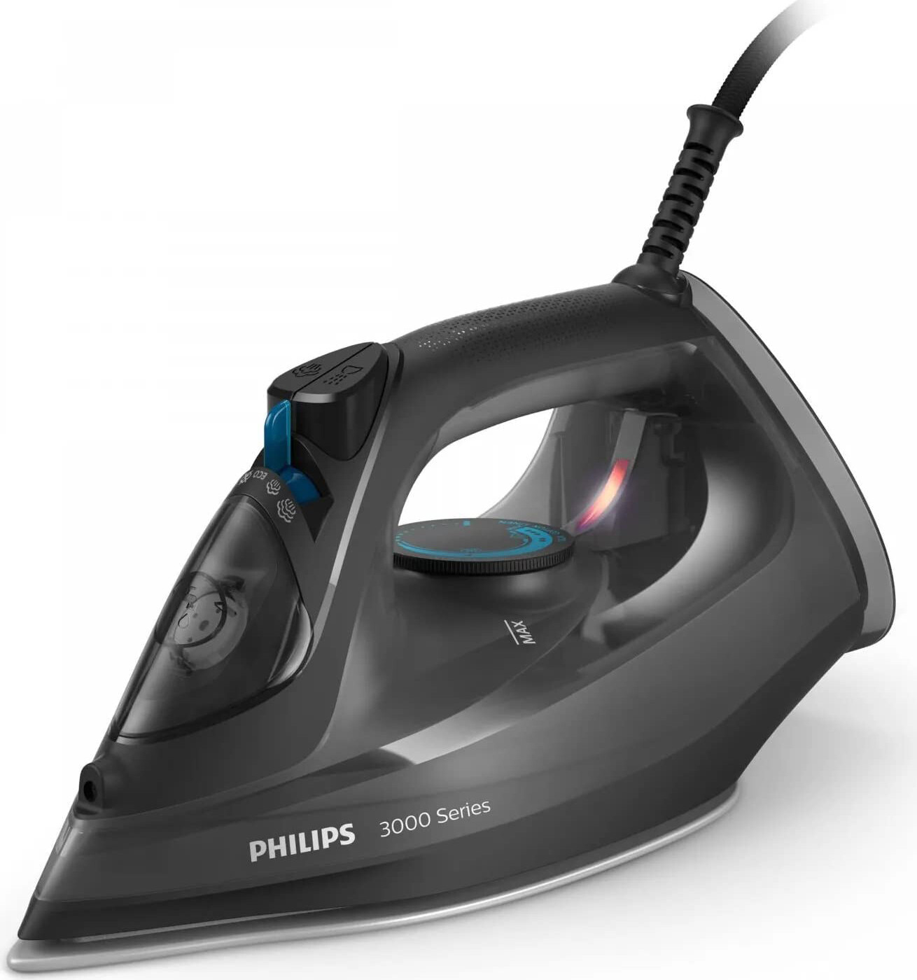 Ferro da Stiro a Vapore 2600W con Piastra in Ceramica Nero DST304180 Philips