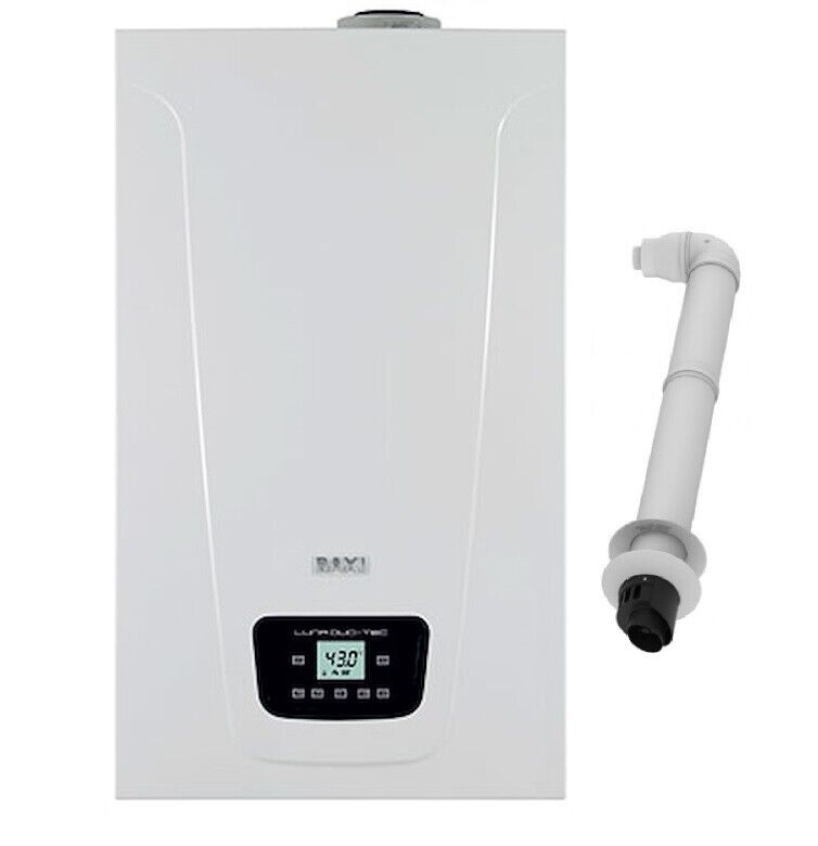 CALDAIA A CONDENSAZIONE BAXI 24 KW DUO-TEC COMPACT E 24 GAS MET/GPL + KIT FUMI