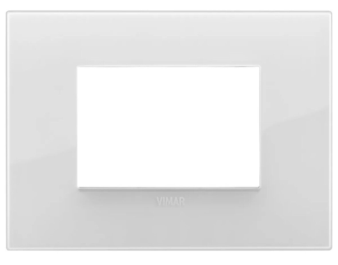 Vimar Arke' 19653.B66 Placca Classic 3M Reflex ghiaccio total look