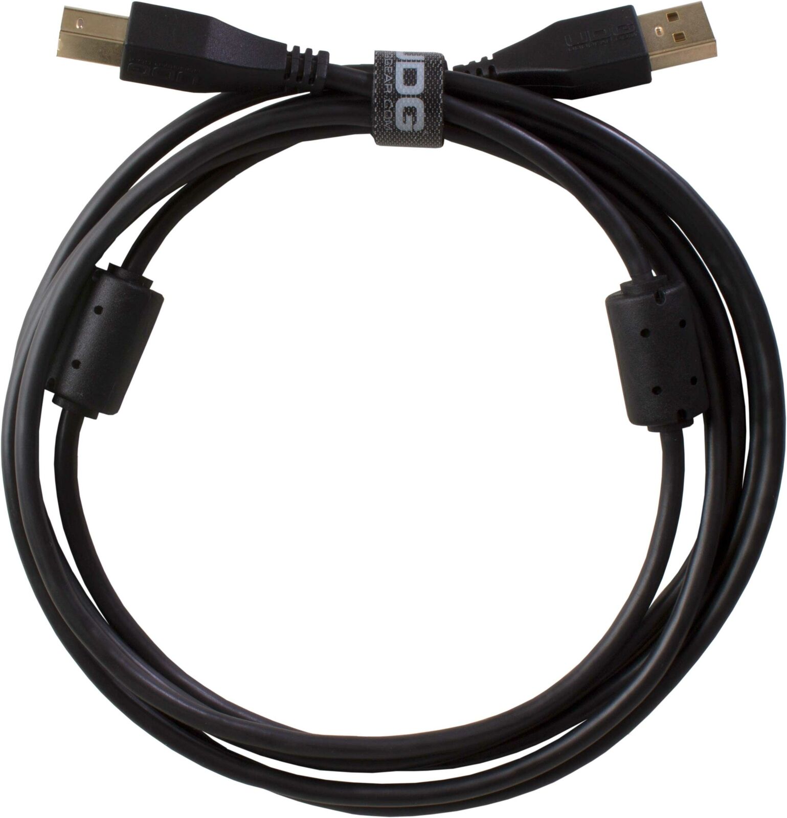 UDG U95002BL - ULTIMATE AUDIO CABLE USB 2.0 A-B BLACK STRAIGHT 2M CAVI - BOBINE