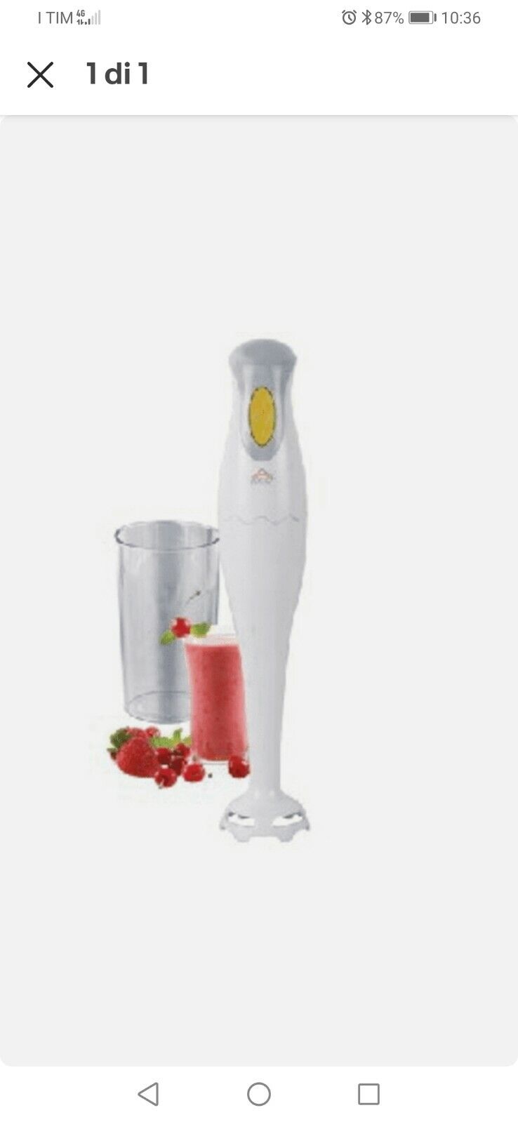 Mixer ad immersione  HM9811N hand blender minestroni direttamente in pentola