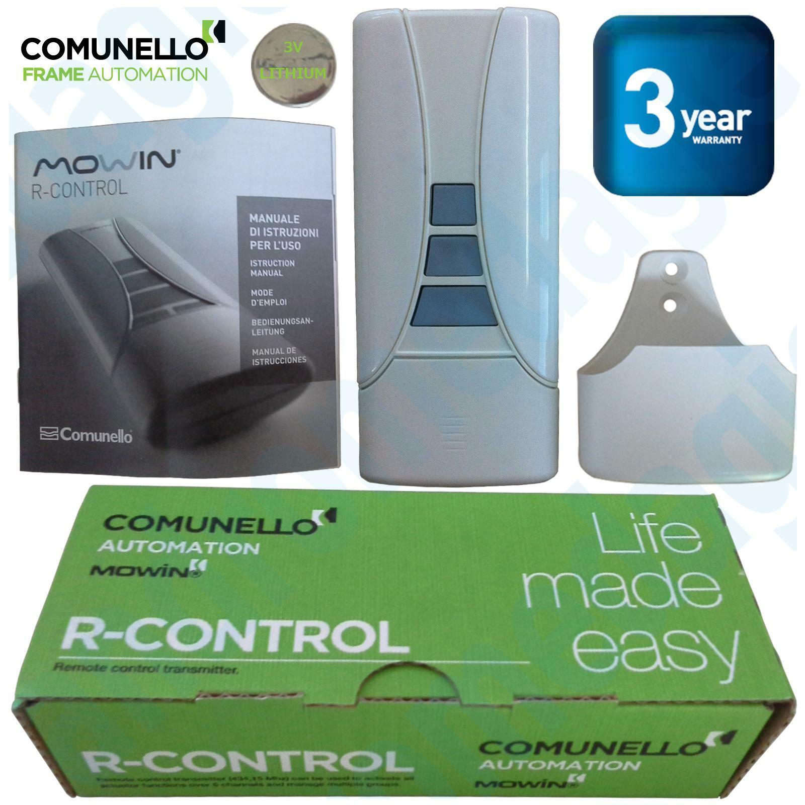 MOWIN R1-CONTROL BIANCO Comando radio per Unità di controllo Radio Comunello