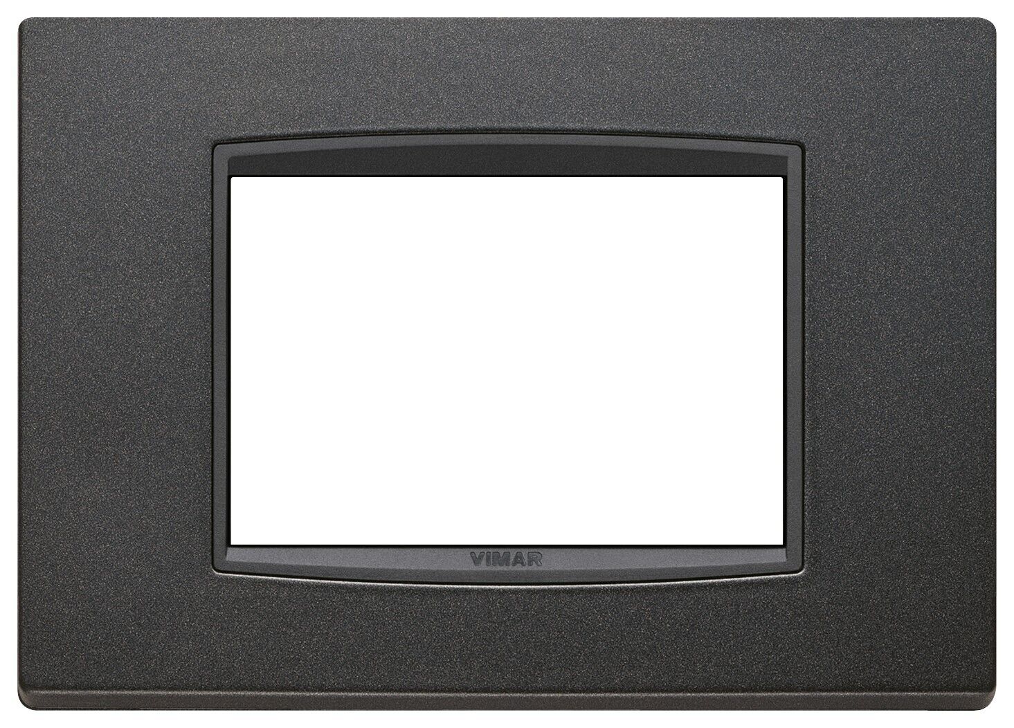 Vimar Eikon  20653.15  Placca Classic 3M antracite matt metallo